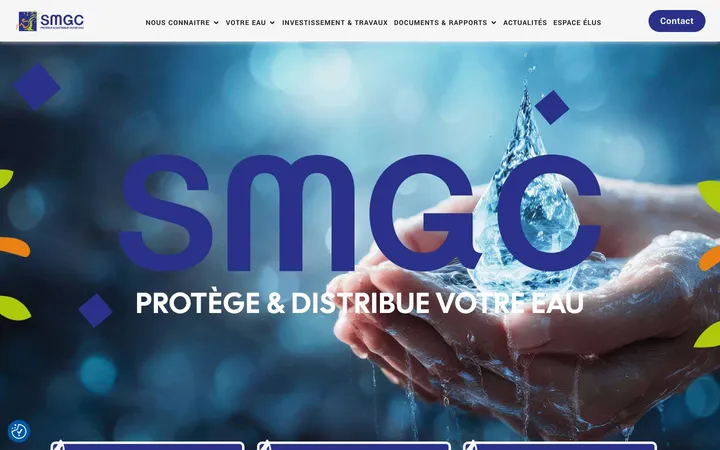 Capture du site de Syndicat Mixte de Garrigues Campagne (SMGC), Service public de l'eau à Castelnau-le-Lez